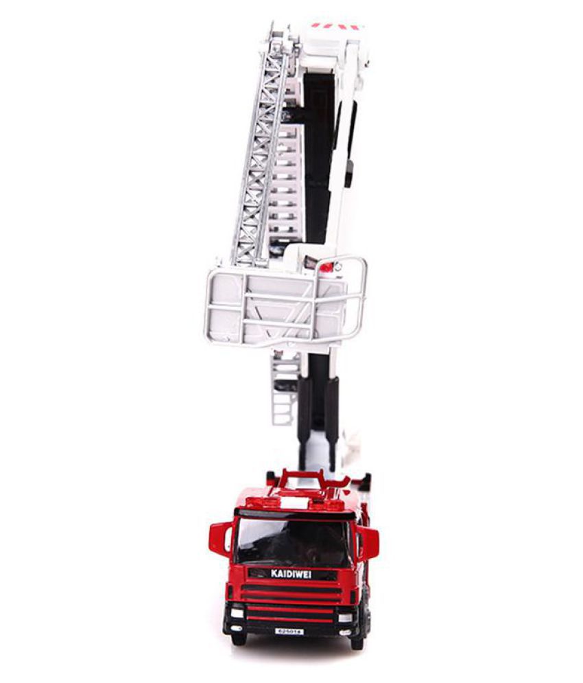 1:50 Scale Diecast Aerial Fire Truck Construction Vehicle Cars Model Toys gift