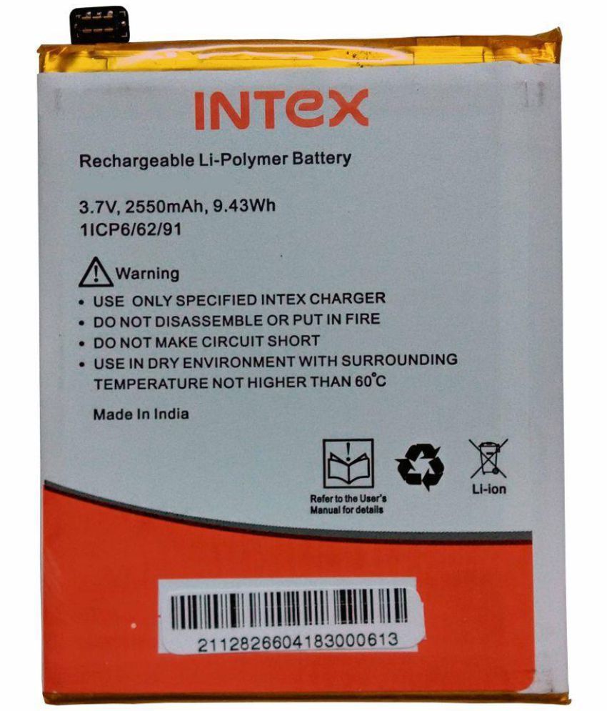 Oppo A37 2550 mAh Battery by Intex Batteries Online at