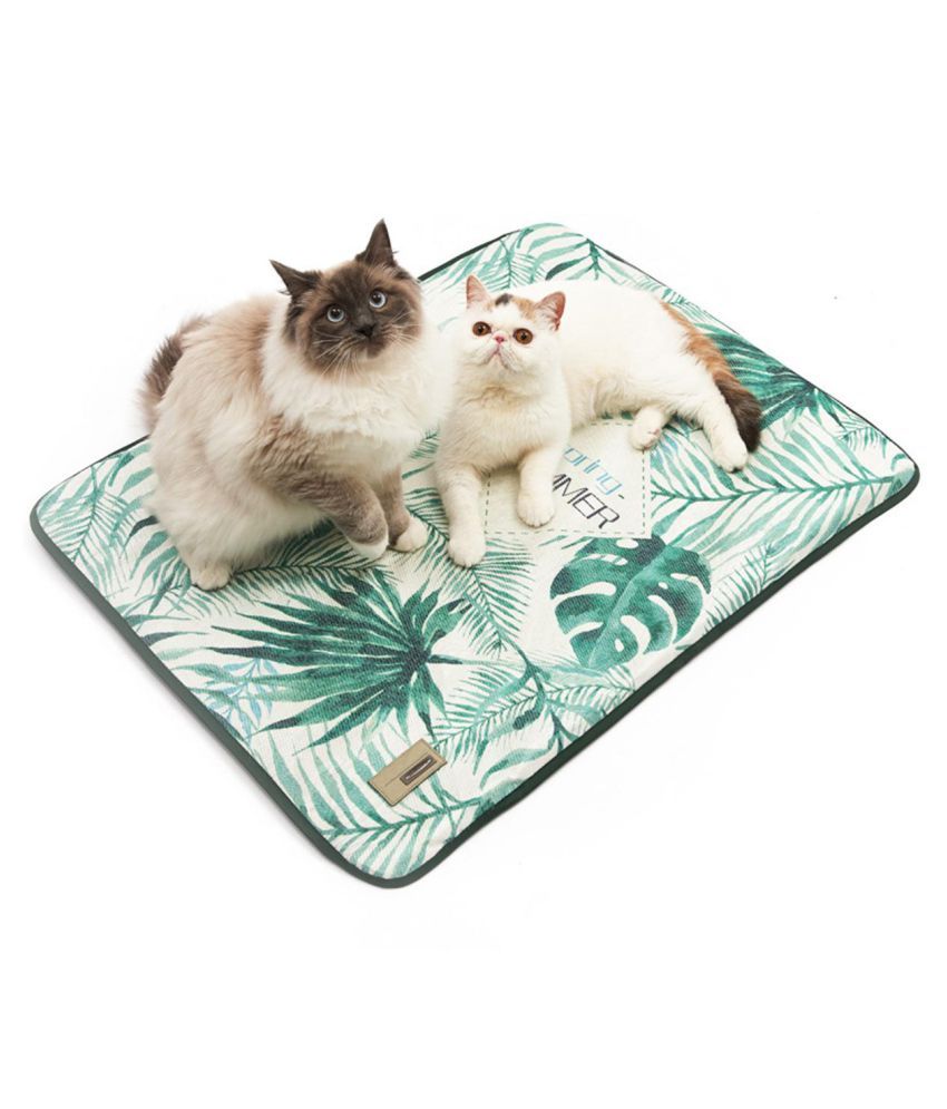 Chongaita Ice Silk Pet Dog Summer Cooling Mat Cat Dogs Floor Mats