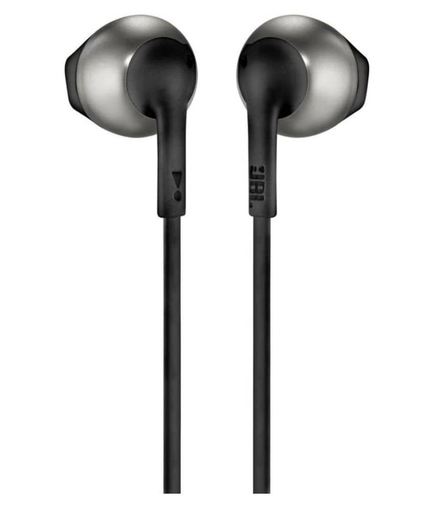 JBL T205BT Pure Bass Metal Earbuds Bluetooth Headset ...