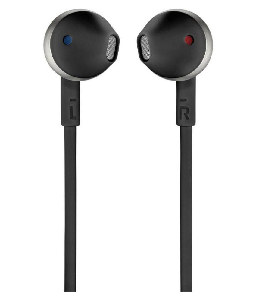 JBL T205BT Pure Bass Metal Earbuds Bluetooth Headset ...