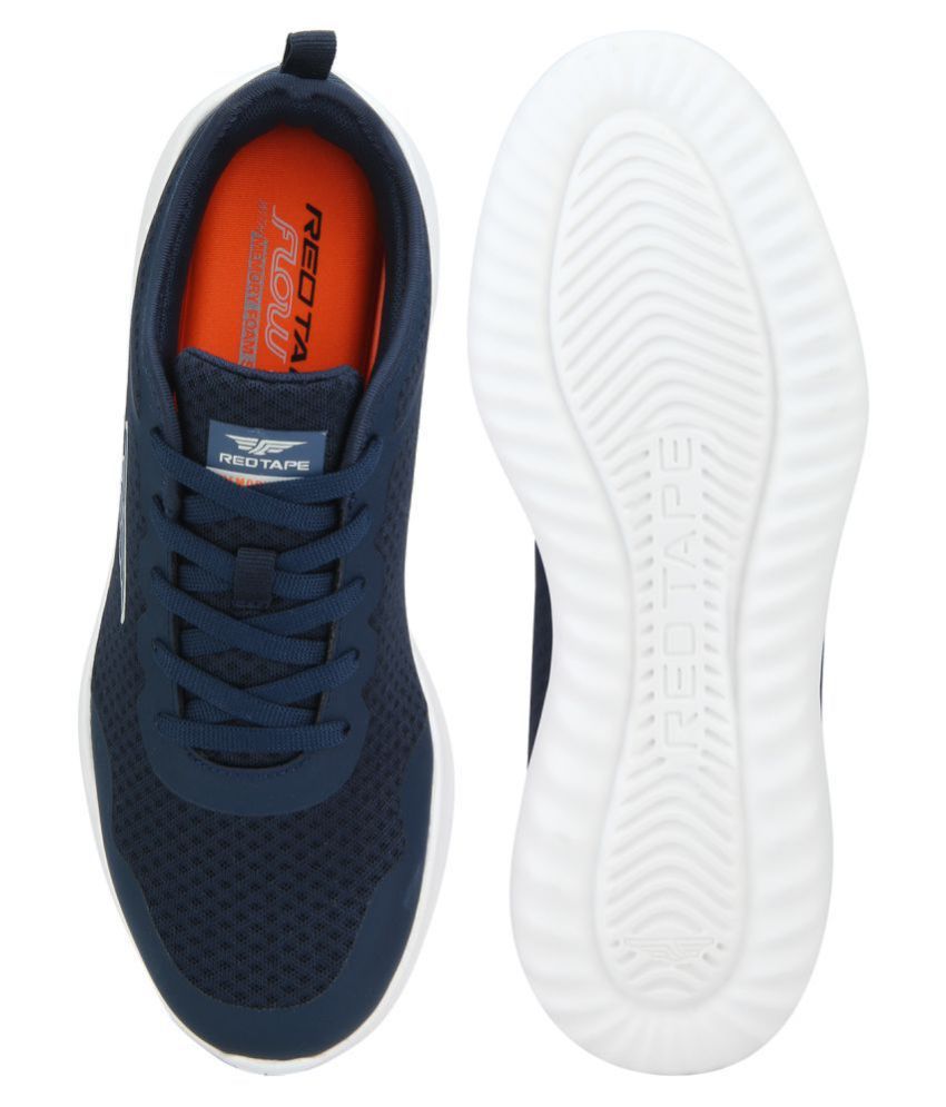 red tape blue shoes