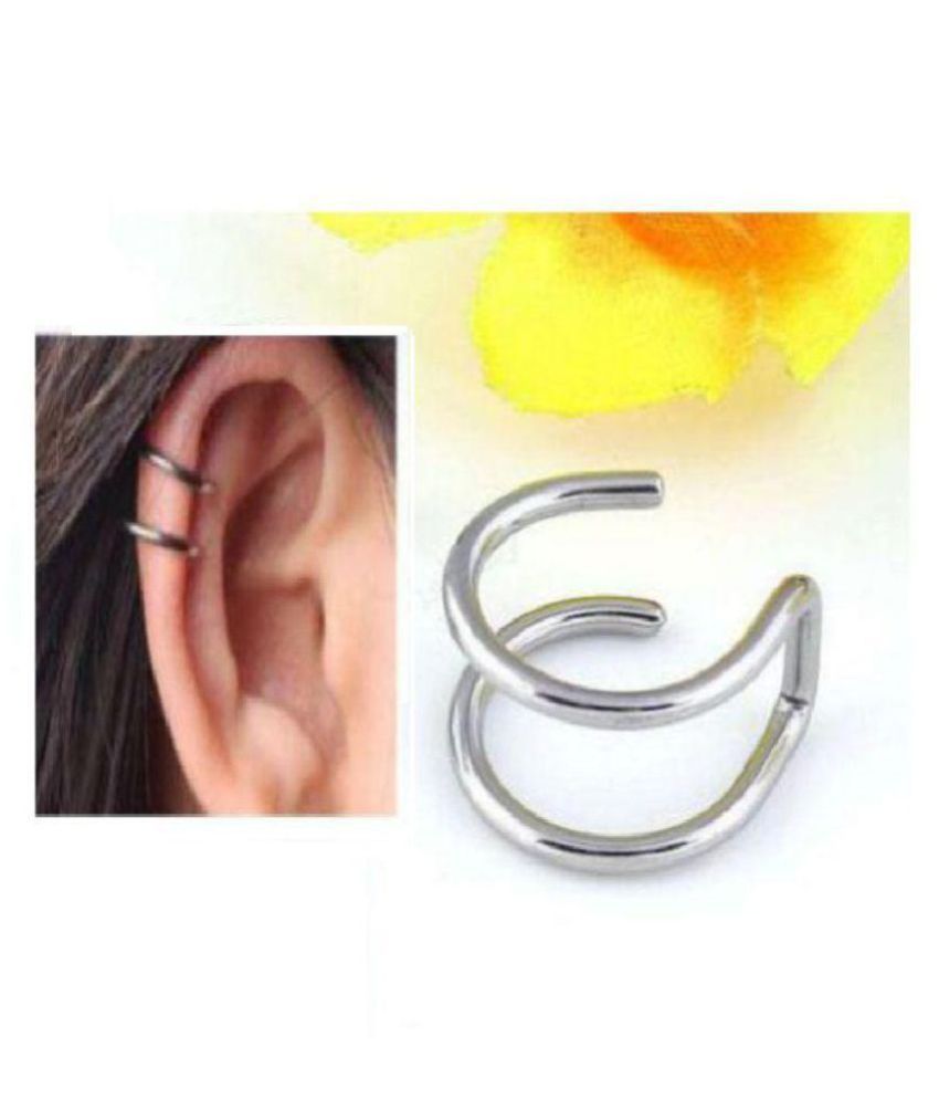 1 pcs Non piercing ear clip earring earcuff, no hole round wire fashion