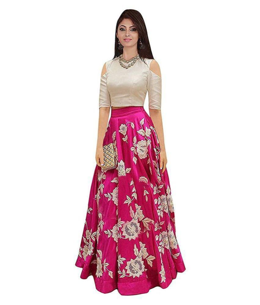 pink lehenga snapdeal