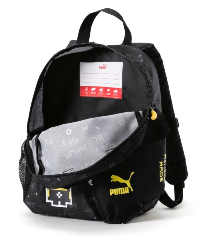 Puma Black Minions Backpack Buy Puma Black Minions Backpack Online at