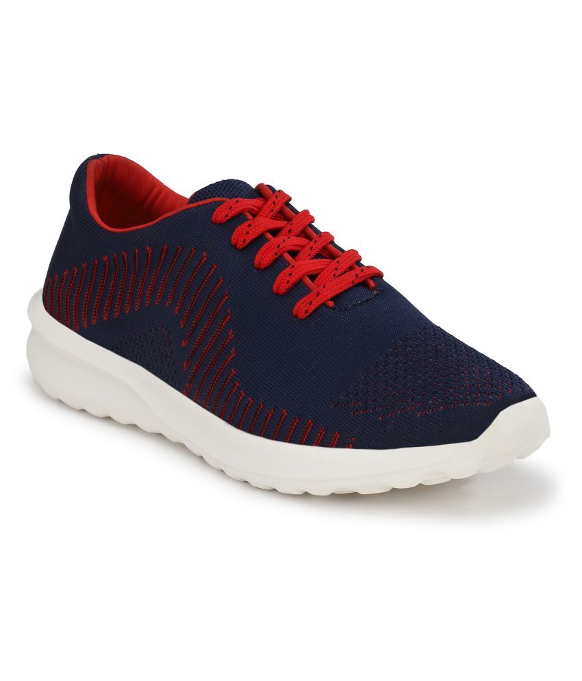 blue running shoes outfit