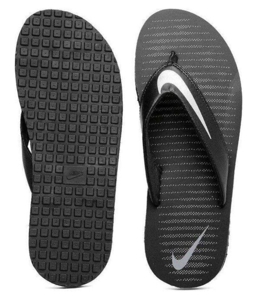 nike black thong flip flop