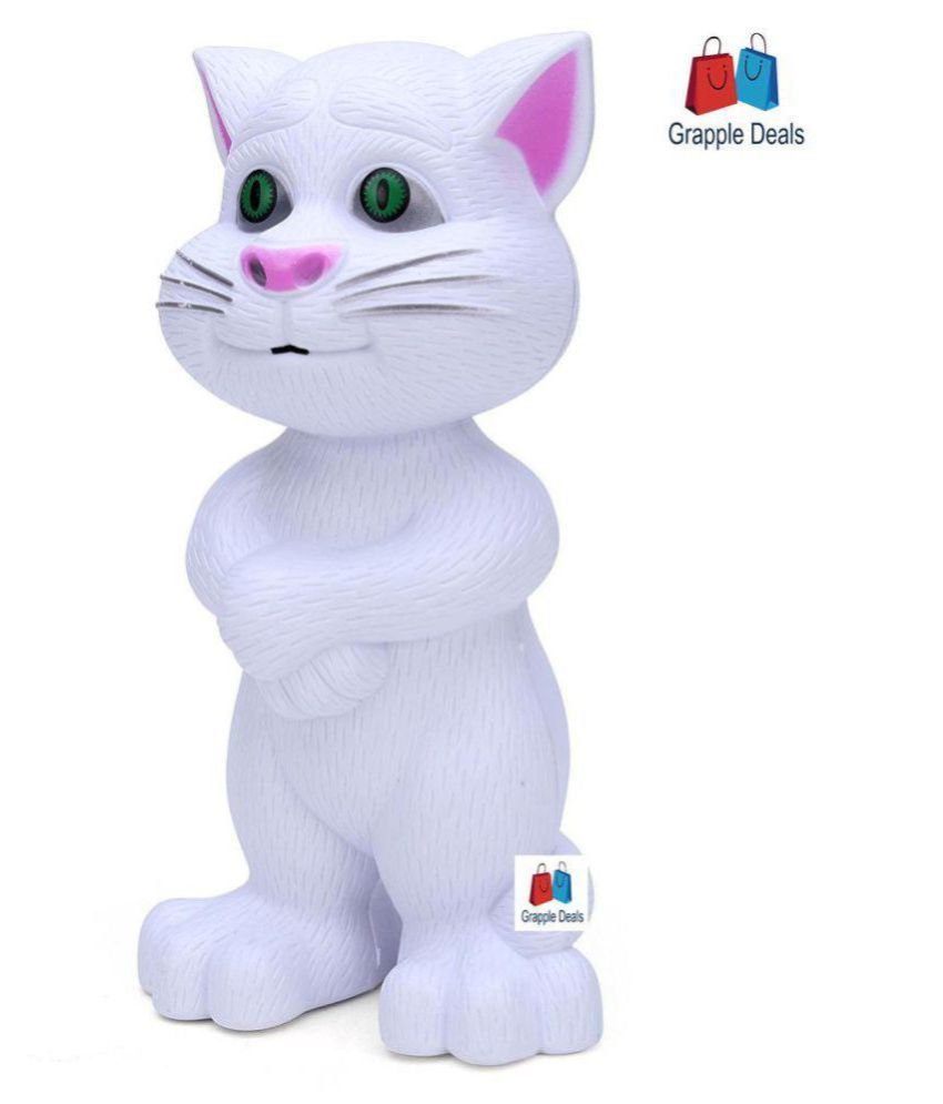GRAPPLE DEALS Dynamic Intelligent Talking Tom Cat With Recording,Music