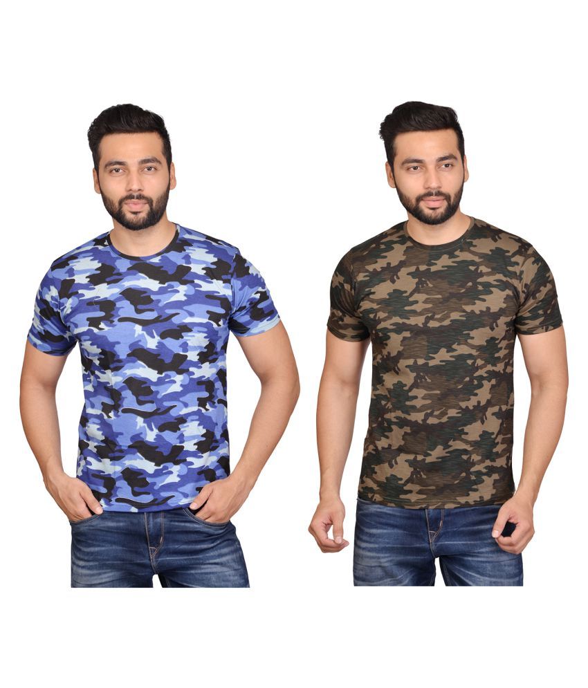     			British Terminal Multi Half Sleeve T-Shirt Pack of 1