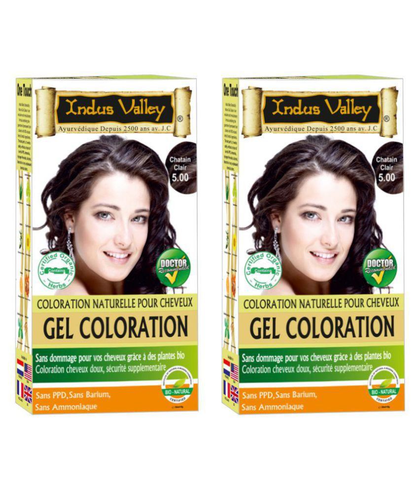 INDUS VALLEY Ammonia Free Natural SemiPermanent Gel Hair Colour Dark Brown  300 for Men  Women with 100 Grey Coverage  Long Lasting Hair Color  220GM  Amazonin Beauty