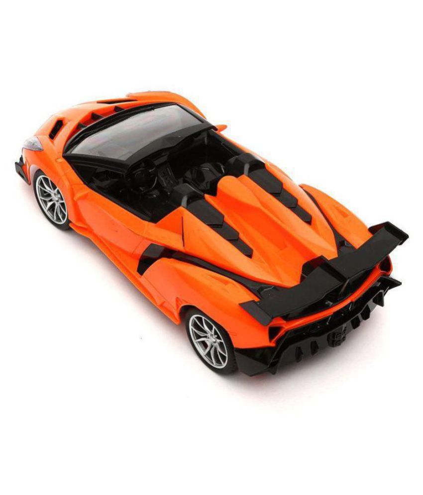 Remote control Lamborghini Orange Colour car with charger ...