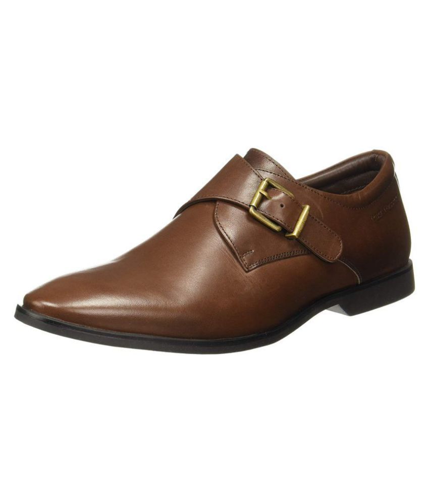 genuine leather hush puppies