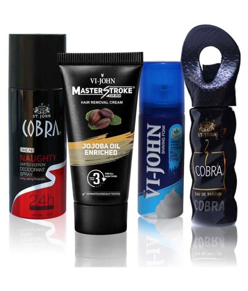 Vi John Grooming Kit Men Hr Shaving Foam 50 Gm Pack Of 4 Buy Vi
