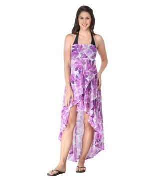 purple beach dress