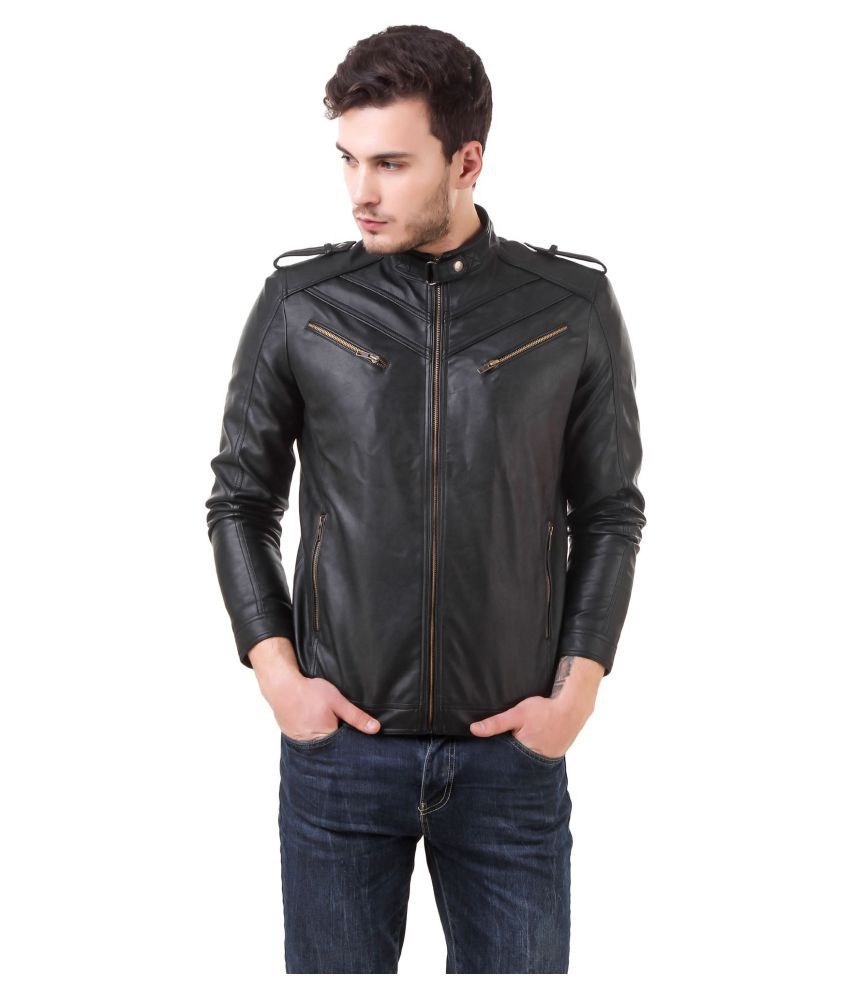 Leather Retail Black Leather Jacket - Buy Leather Retail Black Leather ...