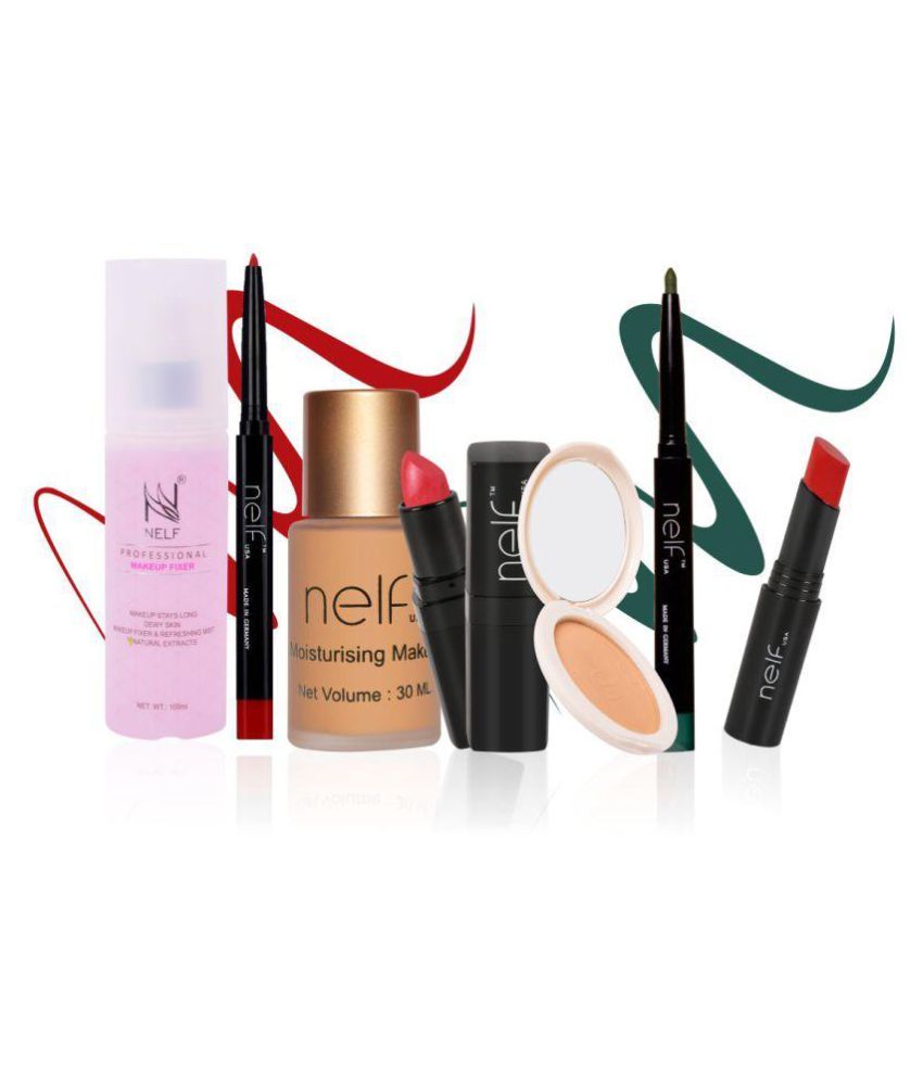 Nelf USA Makeup Kit gm Pack of 7 Buy Nelf USA Makeup Kit gm Pack of 7 at Best Prices in India