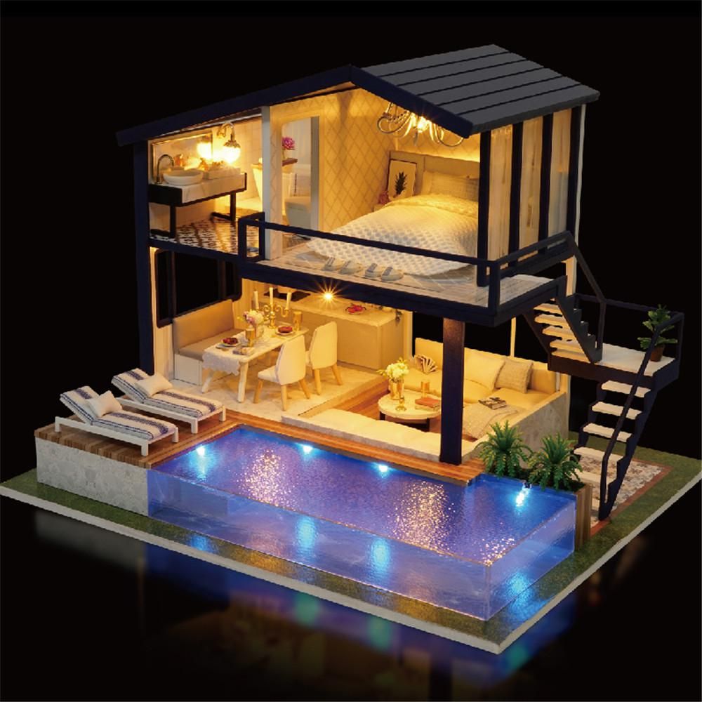 Time Apartment Diy Doll House A 066 With Furniture Light Gift House Funny Intelligence Ddecoration Creative Children Kids Toy Buy Time Apartment Diy Doll House A 066 With Furniture Light Gift House Funny