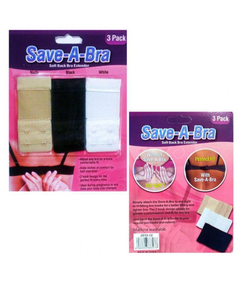 Buy Connectwide Lady's Bra Extender 2Hooks 2 Rows Adjustable Straps