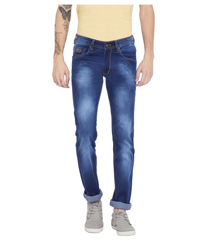     			Duke - Dark Blue 100% Cotton Slim Fit Men's Jeans ( Pack of 1 )