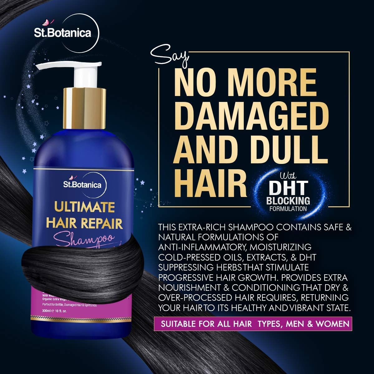 St.Botanica Ultimate Hair Repair Shampoo 300 ml Buy St.Botanica