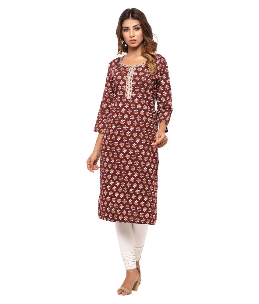 cotton saree kurti design