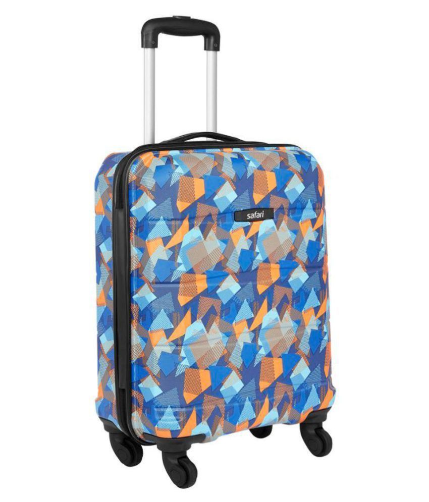 Safari Blue S (Below 60cm) Cabin Hard CAMO554WPRN Luggage - Buy Safari ...