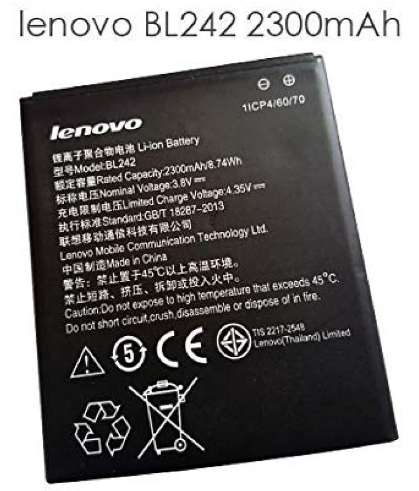 Lenovo A6600 Plus 2300 Mah Battery By Vibrant Batteries Online At Low Prices Snapdeal India