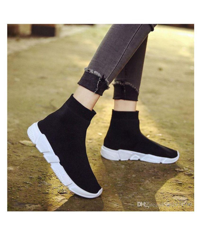 Balenciaga Sock Shoes Black женские