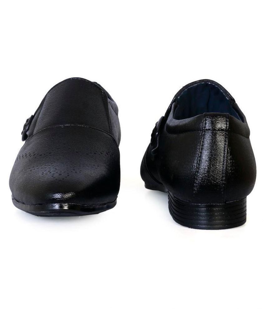 Advanced Slip On Non-Leather Black Formal Shoes Price in India- Buy ...