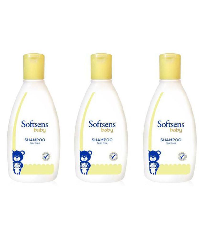     			Softsens Baby TEAR FREE Shampoo, 200ml (Pack of 3) Mild, Hypoallergenic , Paraben & Sufate Free