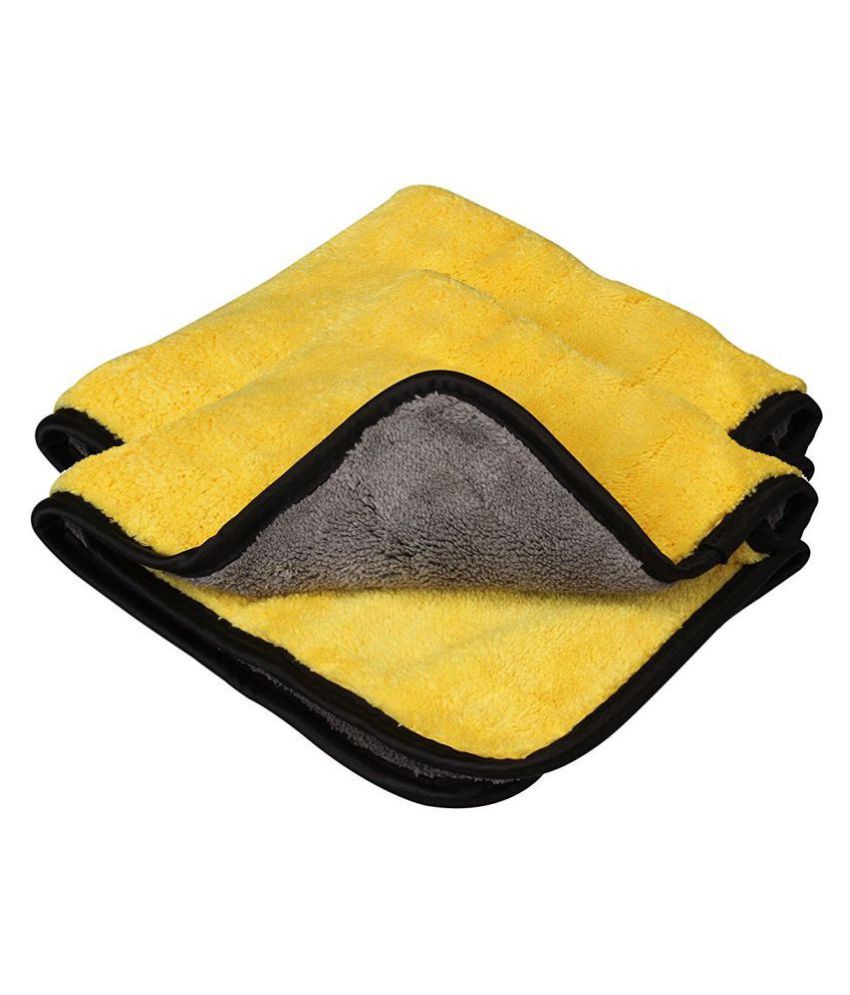     			Mockhe Dual Color Microfiber Car Cleaning Cloth - 2Pc-Imp-DualColor