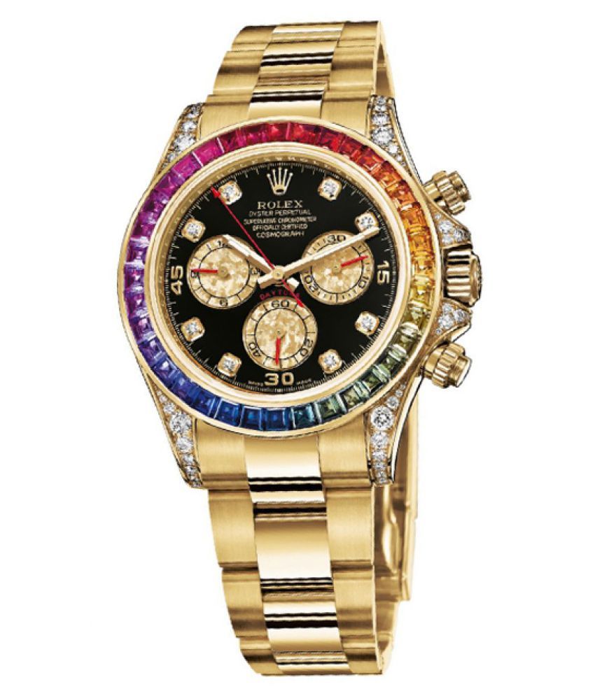 Shop In Style Rainbow Daytona Metal Analog Men's Watch - Buy Shop In ...