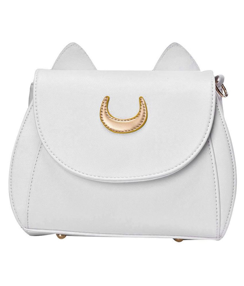 Generic Ghost White Canvas Shoulder Bag - Buy Generic Ghost White ...