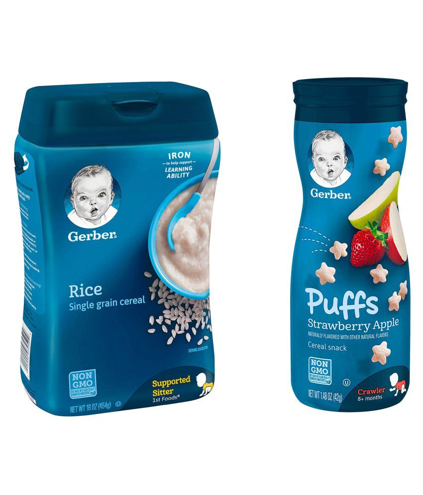 gerber puffs for 6 month old