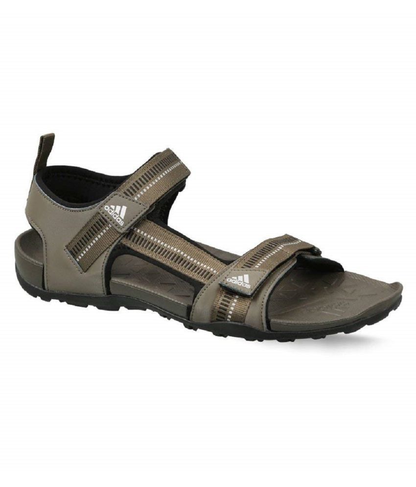grey adidas sandals