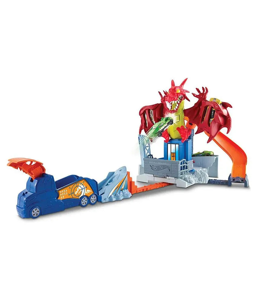 Hot wheels dragon on sale blast playset