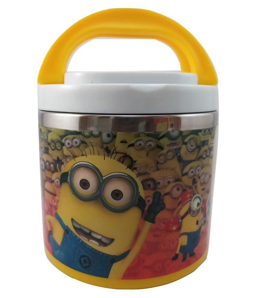 Aromora Minion Despicable Me 2 Cartoon Character Printed Steel Tiffin Lunch  Box for kids (Yellow): Buy Online at Best Price in India - Snapdeal