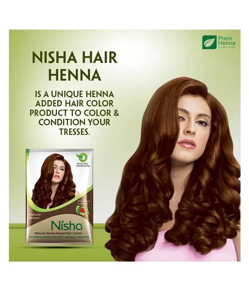 Nisha Quick Color 10gm Each Natural Black Buy box of 6 Sachets at best  price in India  1mg