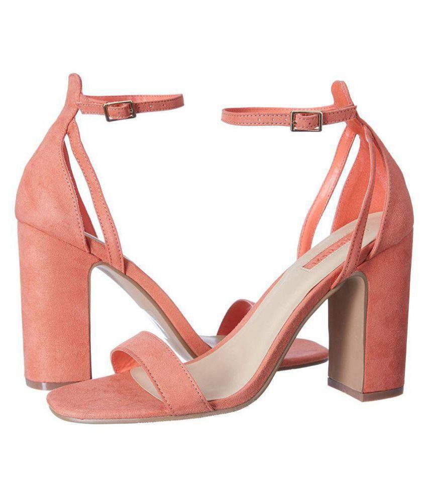 Forever 21 Pink Block Heels Price in India- Buy Forever 21 Pink Block ...