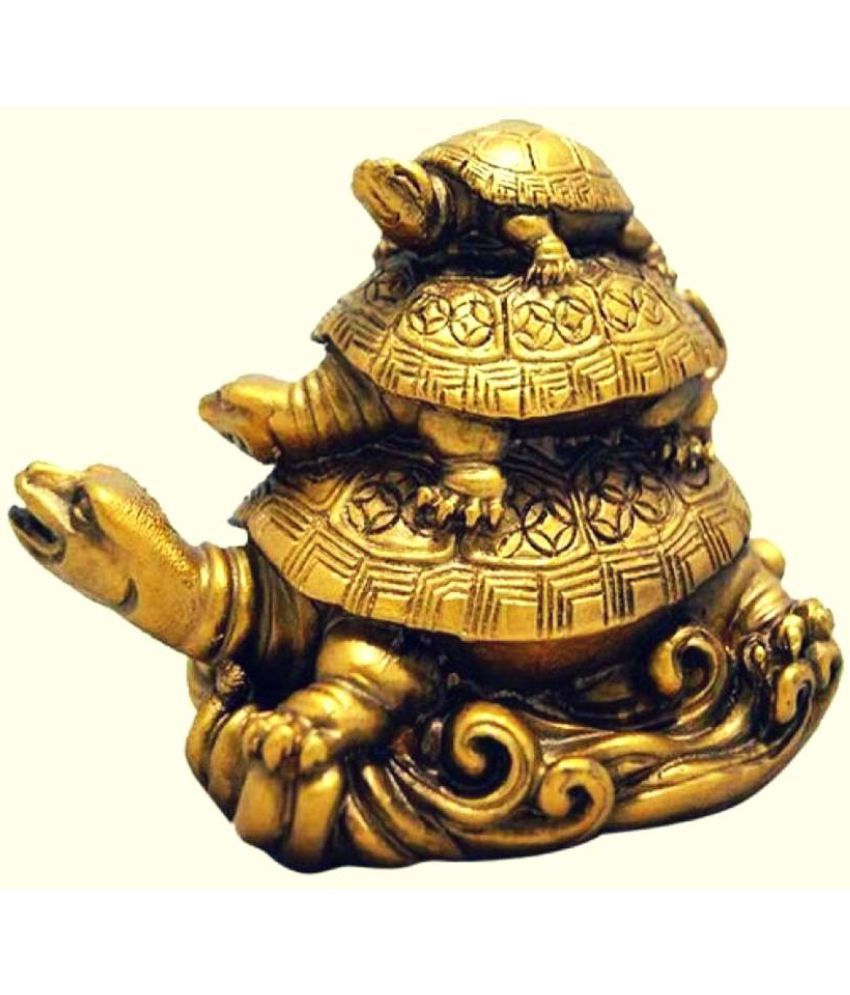     			DD1  Feng Shui Three Tiered Tortoises For Health Wealth And Luck