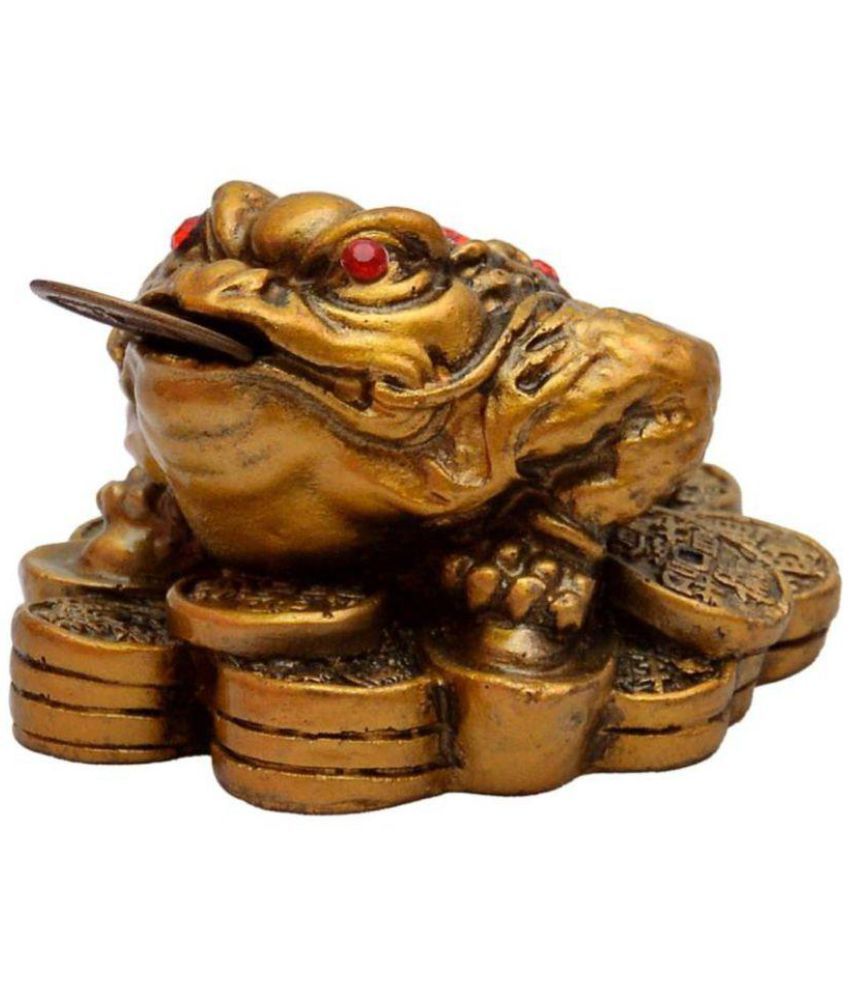     			DD1  Feng Shui / Three Legged Frogg With Coin For Wealth And Happiness