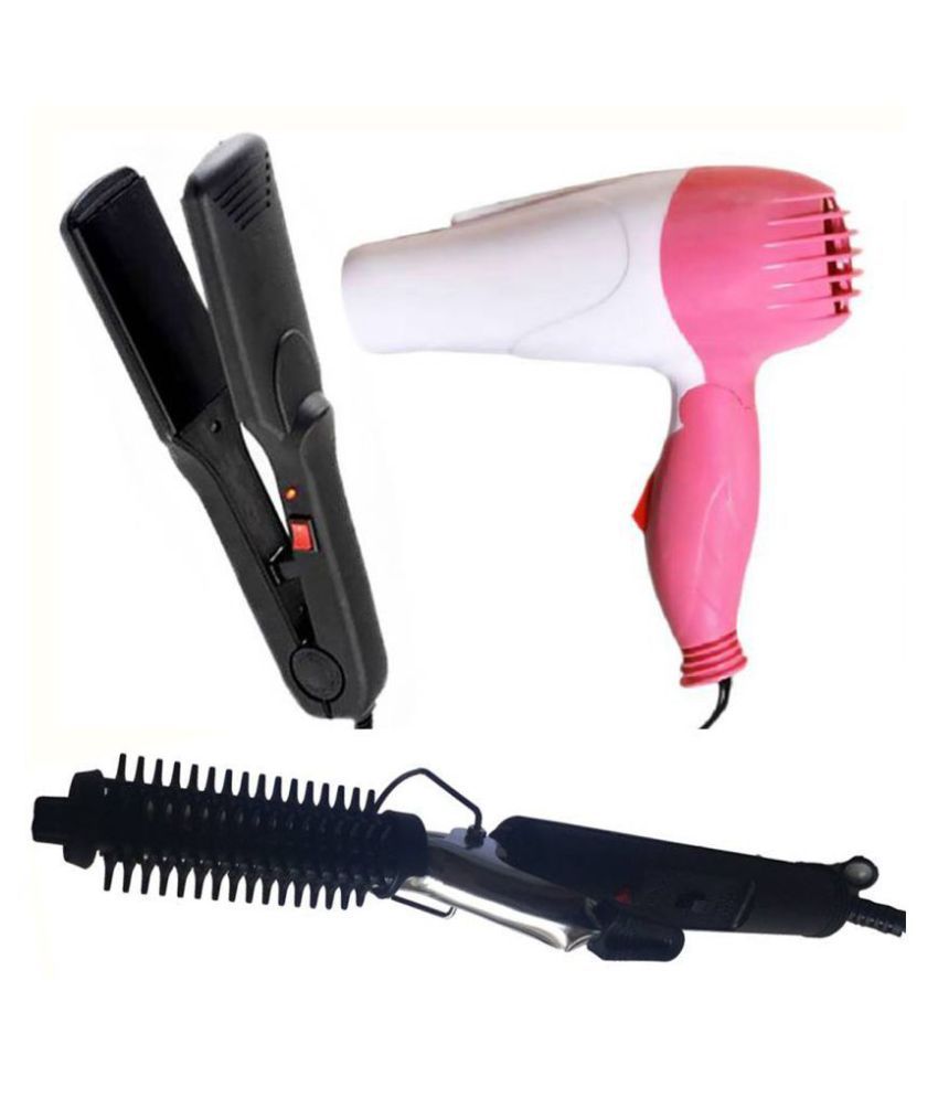Jacklo Combo Of Nhc 522 Curler 471b And Hair Dryer Multicolour Jacklo Combo Of Nhc 522 Curler 471b And Hair Dryer Multicolour
