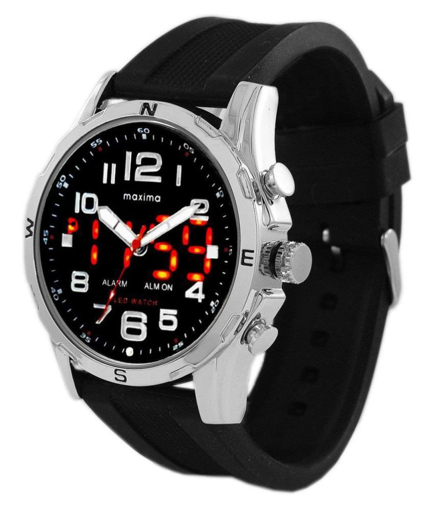 maxima analog digital watch price