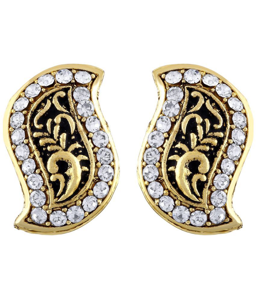     			Asmitta Enchanting Gold Plated Stud Earring For Women