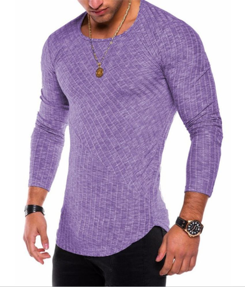 purple t shirt full sleeve