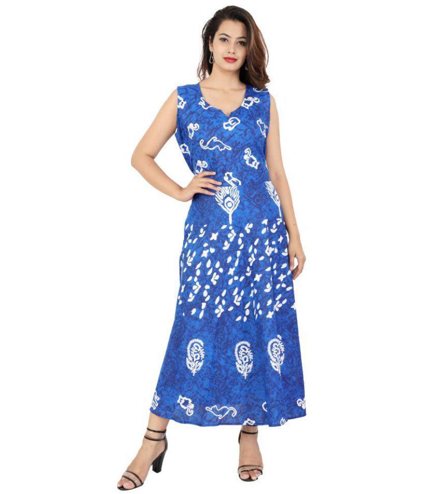cotton half gown