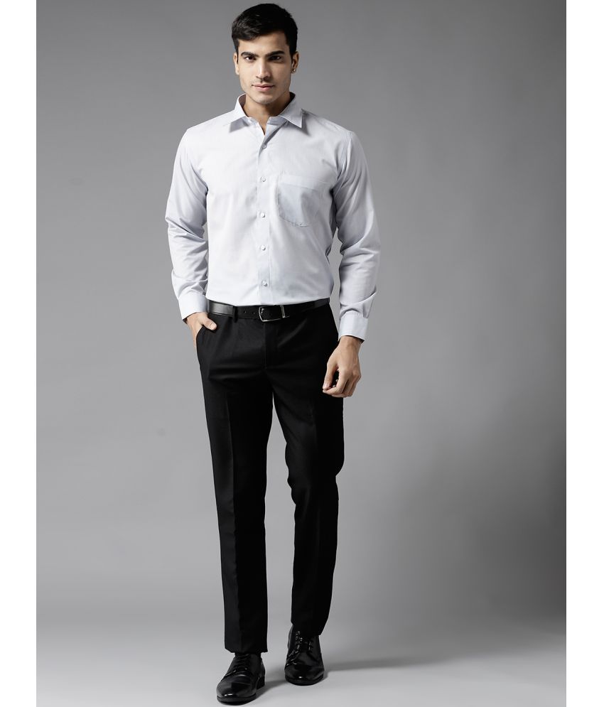 Dennison Grey Regular Fit Formal Shirt - Buy Dennison Grey Regular Fit ...