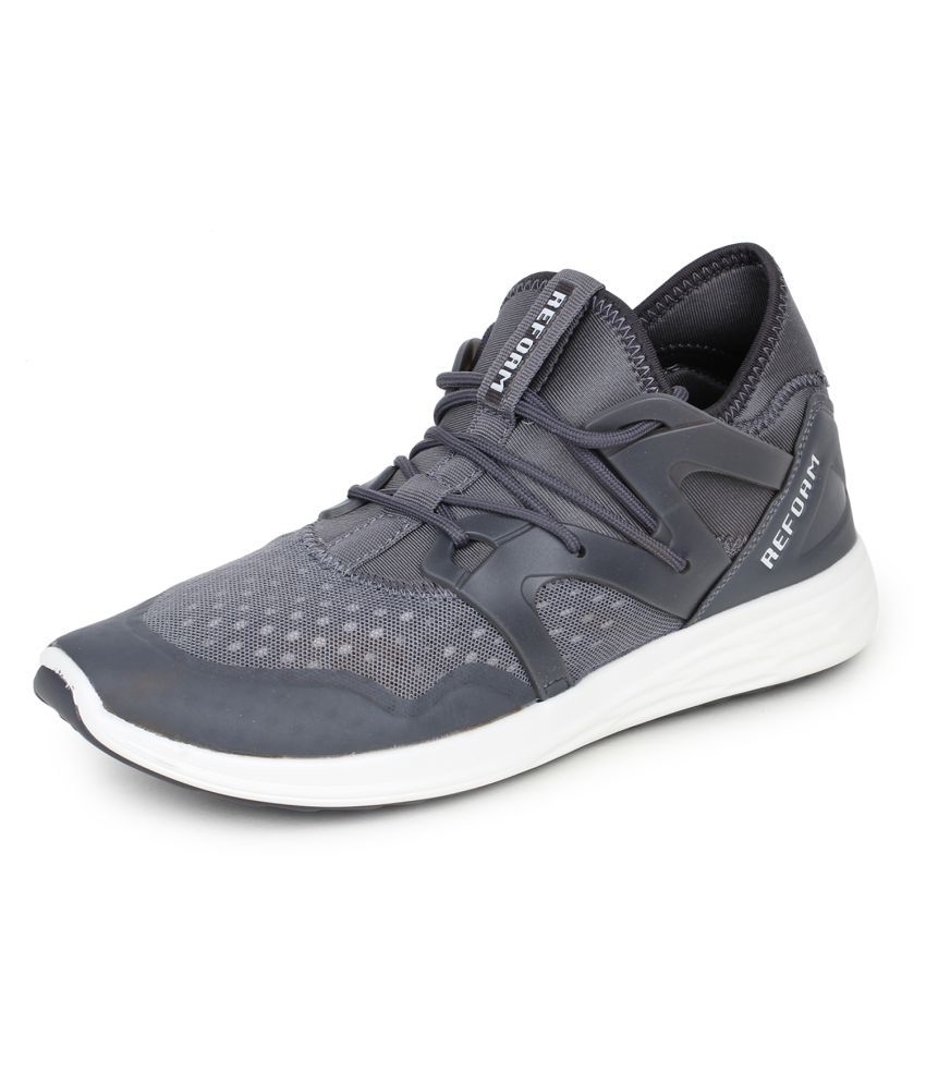 power grey running shoes for men