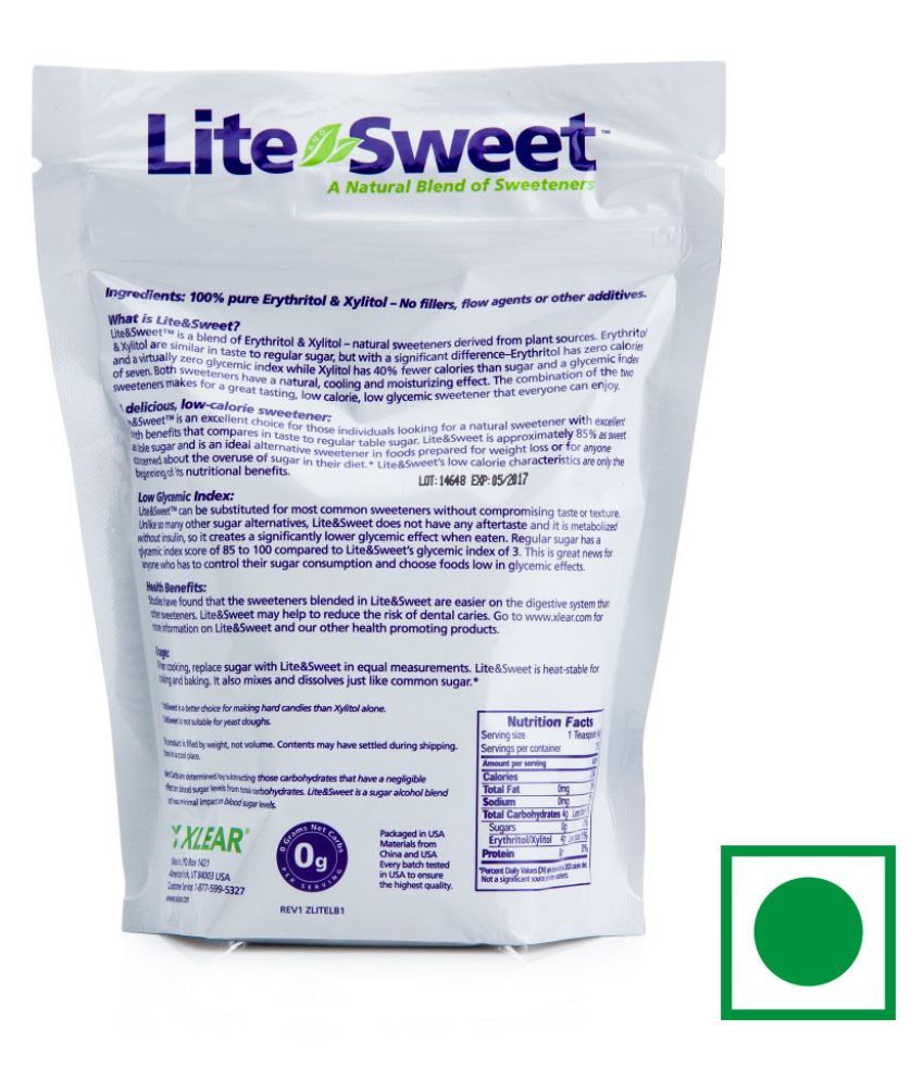 Xlear Inc Lite&Sweet Erythritol Sugar Substitute Powder 455 gm Buy