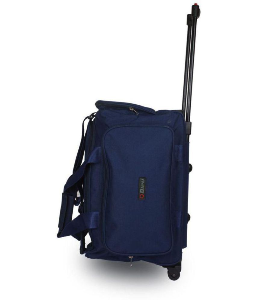 Bleu Blue Solid Duffle Bag - Buy Bleu Blue Solid Duffle Bag Online at Low Price - Snapdeal